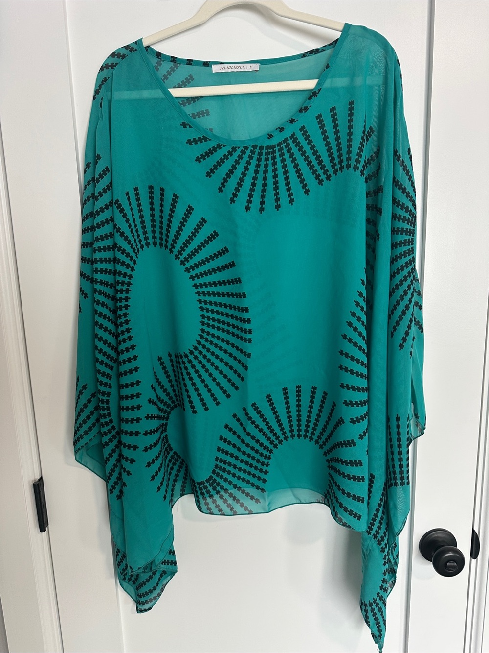Manaola Sheer Blouse, Size M